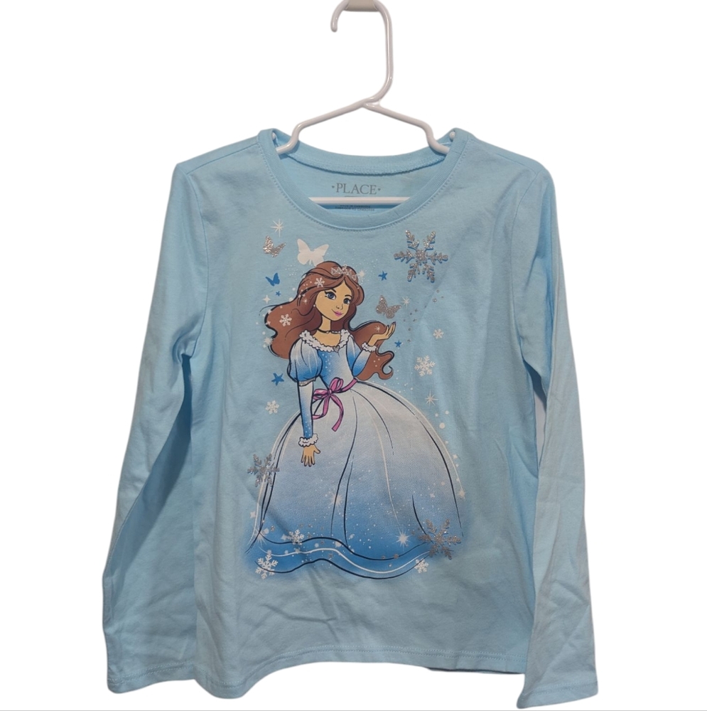 The Children's Place Princess Long Sleeve Shirt Size Small